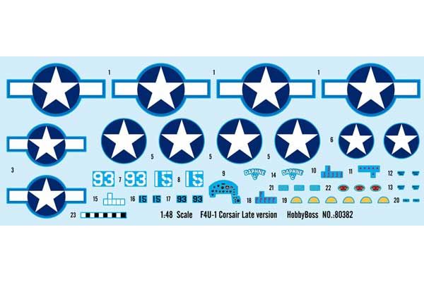 F4U-1 Corsair пізня версія (Hobby Boss 80382) 1/48