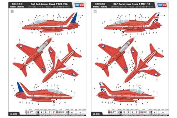 RAF Red Arrows Hawk T MK.1/1A (Hobby Boss 81738) 1/48