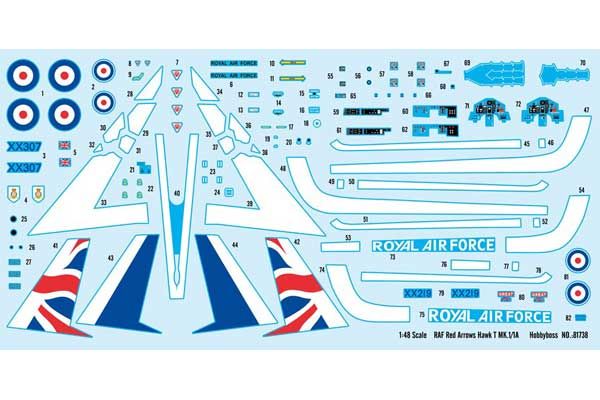 RAF Red Arrows Hawk T MK.1/1A (Hobby Boss 81738) 1/48