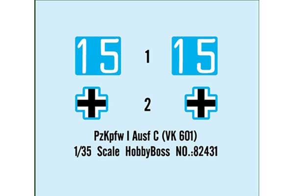 PzKpfw I Ausf C (VK 601)  (Hobby boss 82431) 1/35