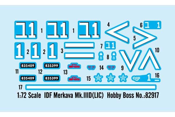 Merkava Mk.IIID (LIC) (Hobby Boss 82917) 1/72
