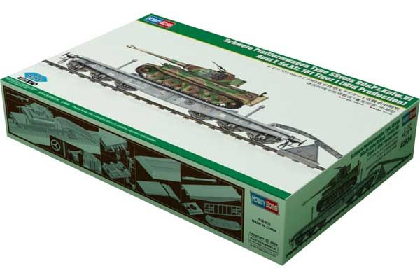 Schwere Plattformwagen Type SSyms 80 і Pz.Kpfw.VI Ausf.E Sd.Kfz.181 Tiger I (середнього виробництва)  (Hobby Boss 82934) 1/72