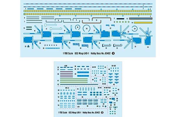 USS Wasp LHD-1 (Hobby Boss 83402) 1/700