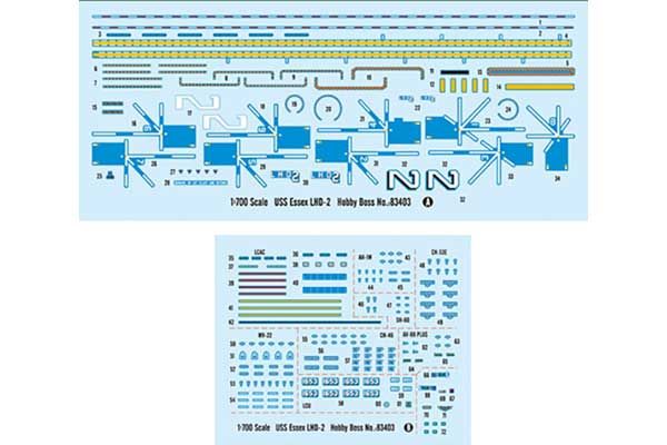 USS Essex LHD-2 (Hobby Boss 83403) 1/700