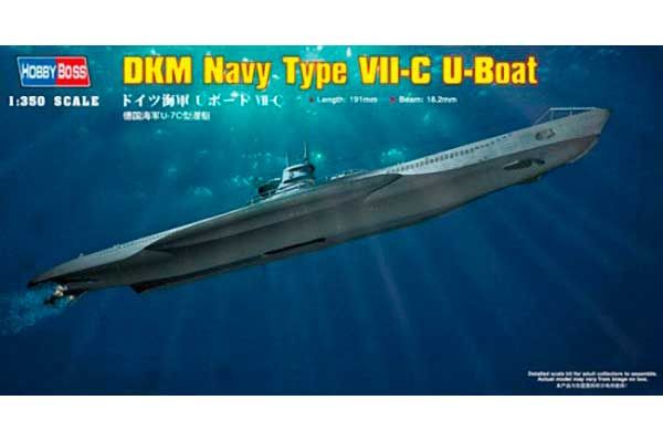 DKM Navy Type VII-C U-Boat (Hobby Boss 83505) 1/350
