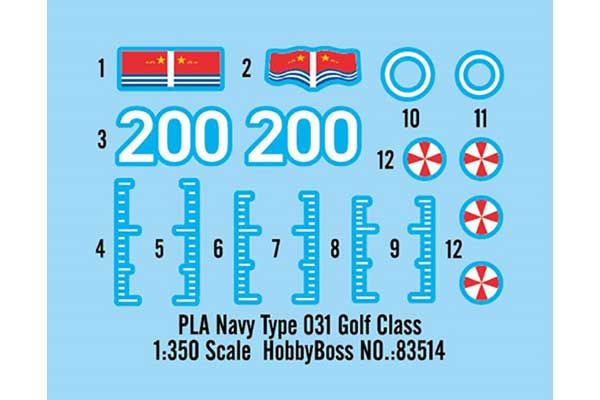 Підводний човен проекту 629 (Type 031 Golf Class) (Hobby Boss 83514) 1/350