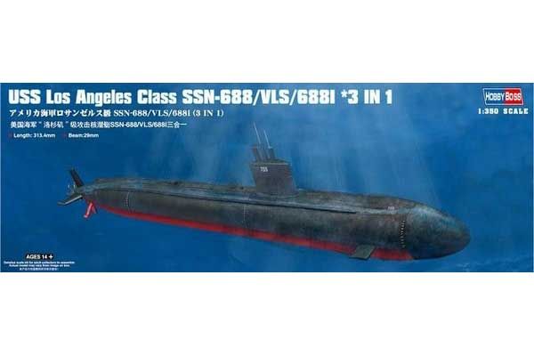 USS Los Angeles Class SSN-688/VLS/688I *3 IN 1 (Hobby Boss 83530) 1/350