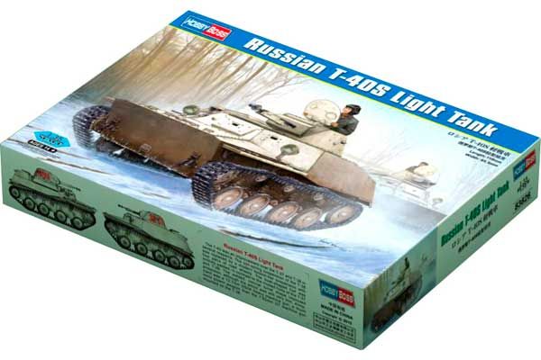 Легкий танк Т-40С (Hobby Boss 83826) 1/35