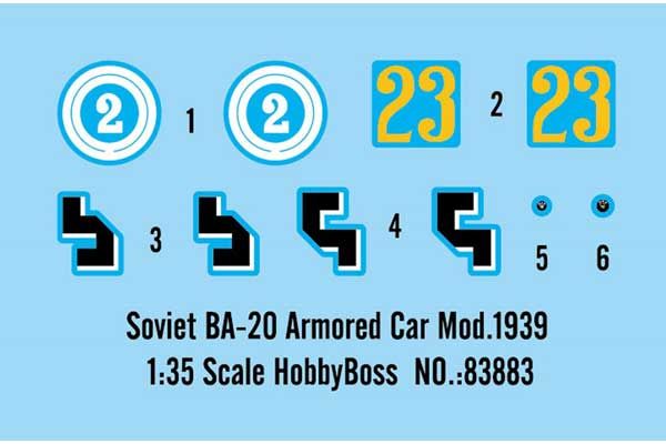 БА-20 мод. 1939 (Hobby Boss 83883) 1/35