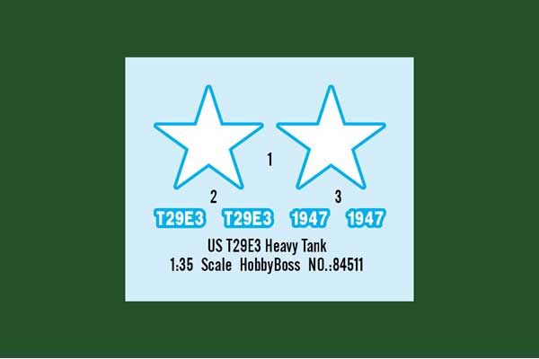 US T29E3 Важкий танк (Hobby Boss 84511) 1/35