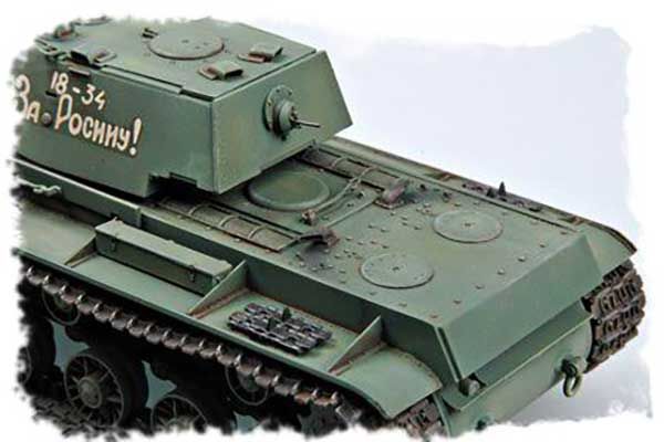 КВ-1 мод. 1942 "спрощена башта" (Hobby Boss 84812) 1/48