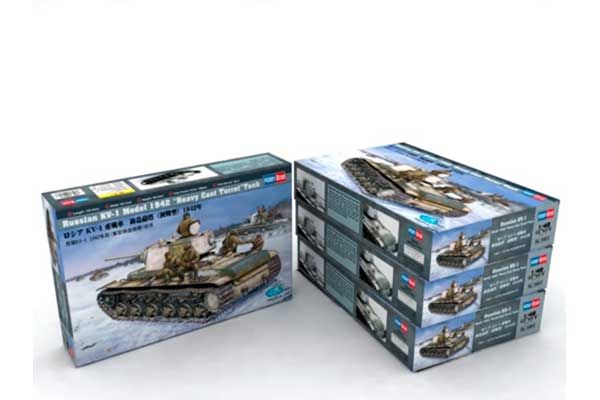 КВ-1 мод. 1941 "з тяжкою литою баштою" (Hobby Boss 84813) 1/48