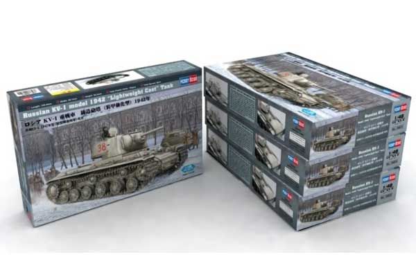 КВ-1 мод. 1942 "легка лита башта" (Hobby Boss 84814) 1/48