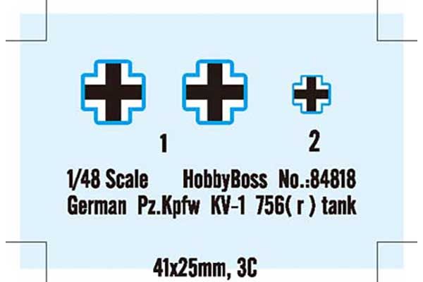 Pz.Kpfw KV-1 756( r ) (Hobby Boss 84818) 1/48