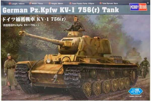 Pz.Kpfw KV-1 756( r ) (Hobby Boss 84818) 1/48