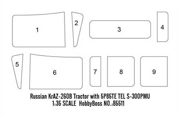Вантажівка КрАЗ-260 (Hobby Boss 85510) 1/35