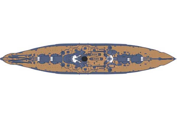 USS Arizona BB-39 (1941) (Hobby Boss 86501) 1/350