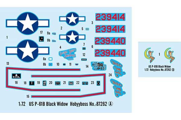 US P-61B Black Widow (Hobby Boss 87262) 1/72