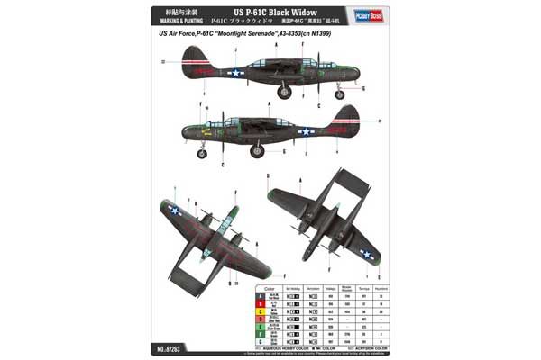P-61C Black Widow (Hobby Boss 87263) 1/72