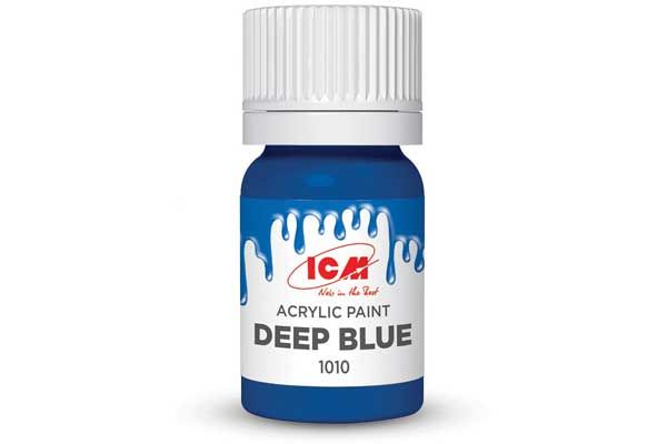 Акрилова фарба - Темно-синій (Deep Blue) ICM 1010