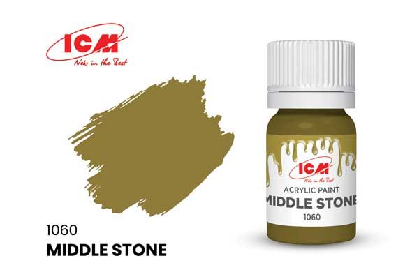 Акрилова фарба - Середній камінь (Middle stone) ICM 1060