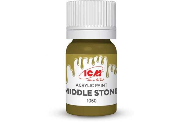 Акрилова фарба - Середній камінь (Middle stone) ICM 1060