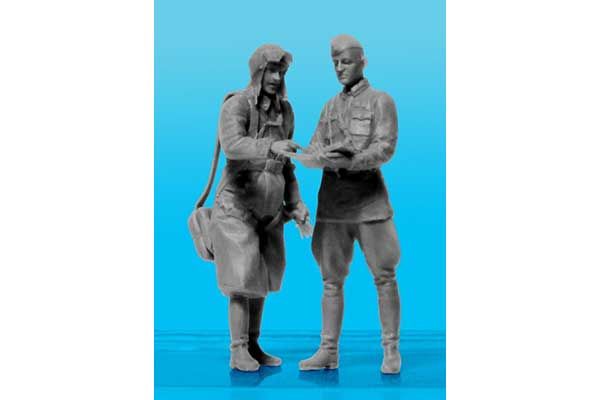 Пілоти ВВС РККА 1939-42 рр (ICM 32102) 1/32