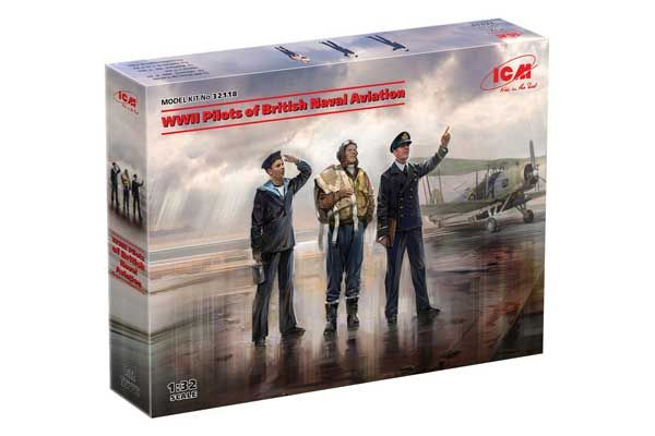 Пілоти британської морської авіації 2СВ (ICM 32118) 1/32