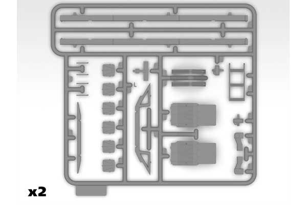Кузовной фургон военной машины (KUNG) (ICM 35010) 1/35