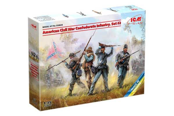 Американская гражданская война. Пехота Конфедерации (ICM 35024) 1/35