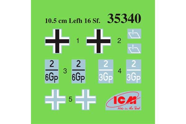 10.5cm leFH 16(Sf) auf Geschutzwagen FCM36(f) (ICM 35340) 1/35
