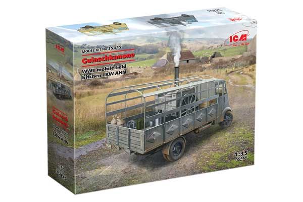Gulaschkanone Німецька мобільна польова кухня 2СВ LKW AHN (ICM 35415) 1/35
