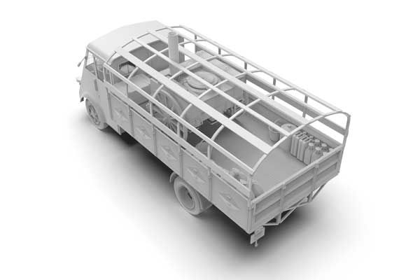 Gulaschkanone Німецька мобільна польова кухня 2СВ LKW AHN (ICM 35415) 1/35