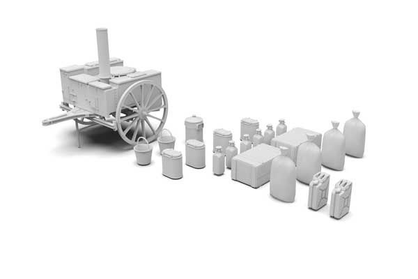 Gulaschkanone Німецька мобільна польова кухня 2СВ LKW AHN (ICM 35415) 1/35