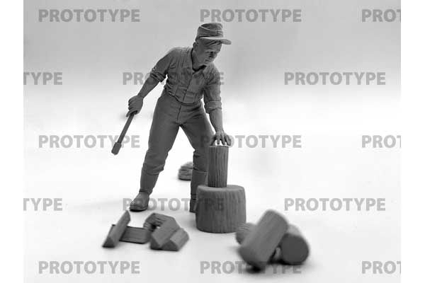 Feldküche Німецька польова кухня 2СВ з кухарями (ICM 35618) 1/35