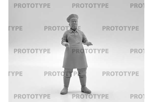 Feldküche Німецька польова кухня 2СВ з кухарями (ICM 35618) 1/35