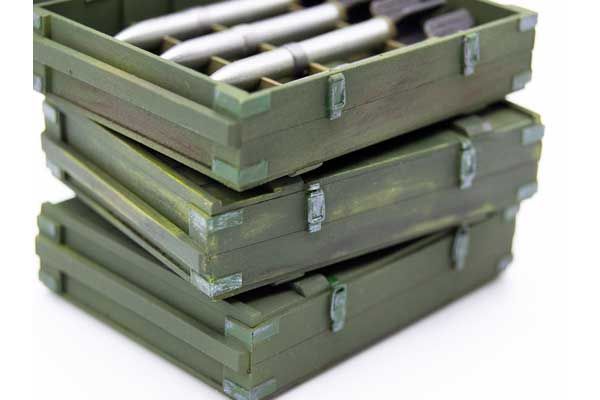 Ящики для боеприпасов RS-132 (ICM 35795) 1/35