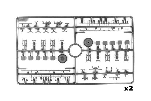 Gotha Go 244B-2 Німецький транспортний літак часів 2СВ (ICM 48224) 1/48