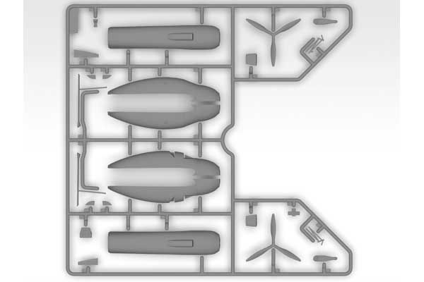 Gotha Go 244B-2 Німецький транспортний літак часів 2СВ (ICM 48224) 1/48