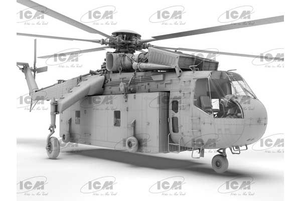 CH-54A Tarhe з універсальним військовим контейнером (ICM 53057) 1/35