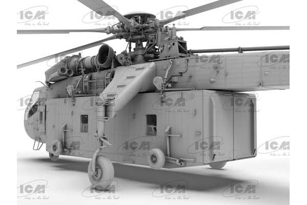 CH-54A Tarhe з універсальним військовим контейнером (ICM 53057) 1/35