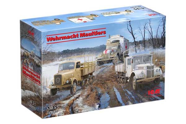 Напівгусеничні вантажівки Вермахту (ICM DS3522) 1/35