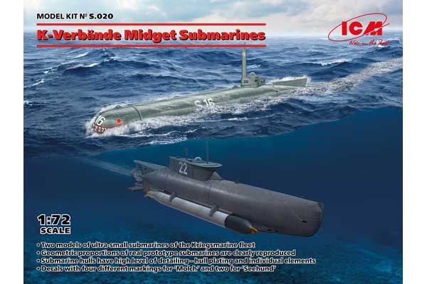 Міни-субмарины K-Verbände (ICM S.020) 1/72