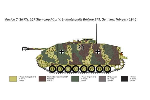 Sd. Kfz. 167 SturmGeschutz IV (Italeri 0223) 1/35