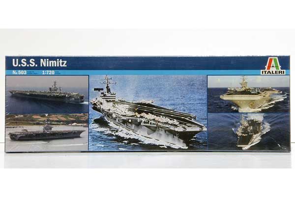 USS Nimitz CVN-68 (ITALERI 0503) 1/720