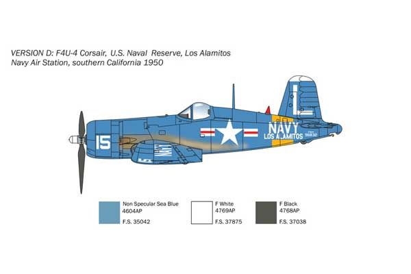 F4U-4 Corsair (ITALERI 1453) 1/72