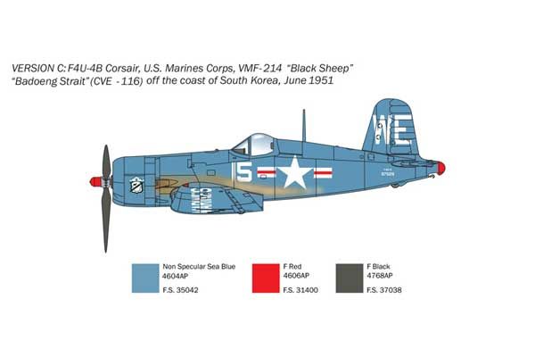 F4U-4 Corsair (ITALERI 1453) 1/72