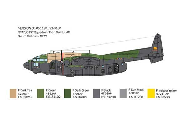 AC-119K Stinger (Italeri 1468) 1/72