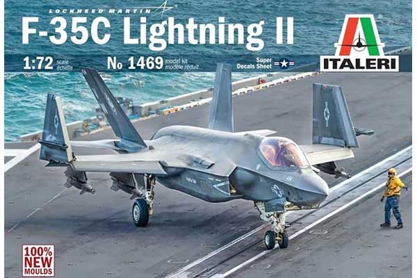 F-35C Lightning II ''CATOBAR version'' (Italeri 1469) 1/72