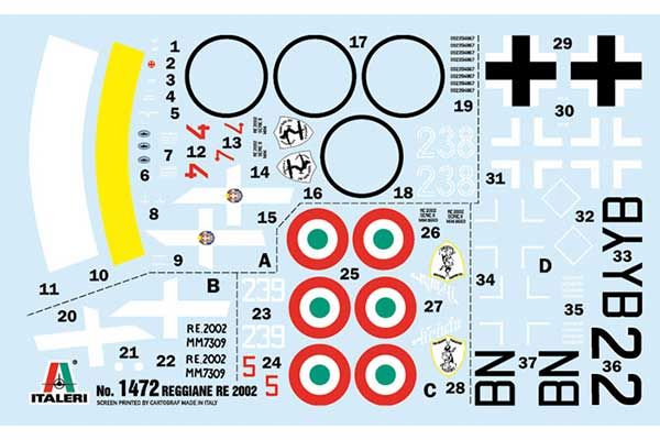 Reggiane Re.2002 Ariete (Italeri 1472) 1/72